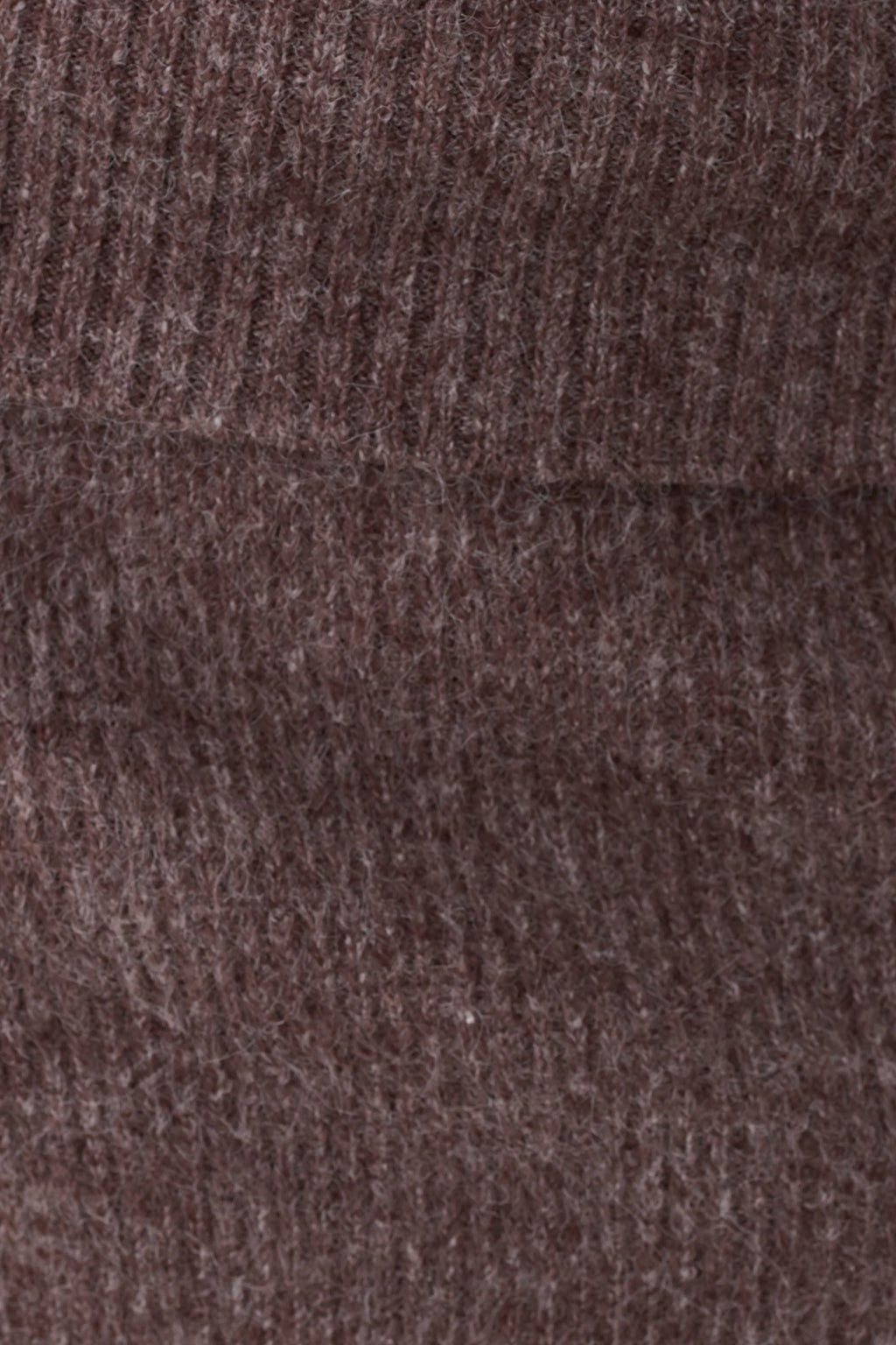 Skylaine Knit Mini Skirt - Brown Marle