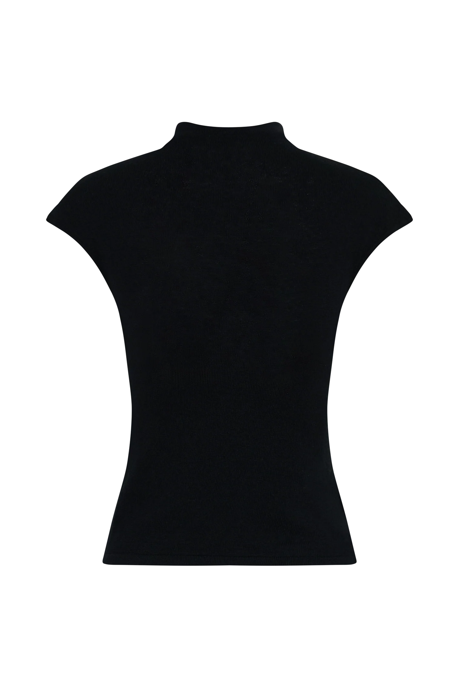 Sonny Short Sleeve Knit Top - Black
