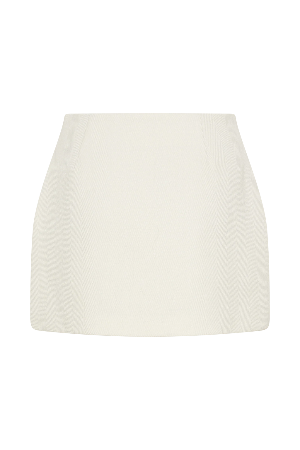 Elara Suiting Mini Skirt - Ivory