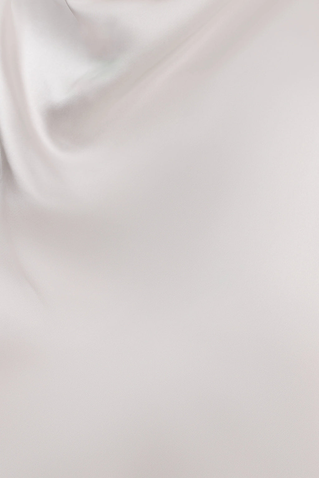 Sydney Asymmetrical Satin Halter Top - Ivory