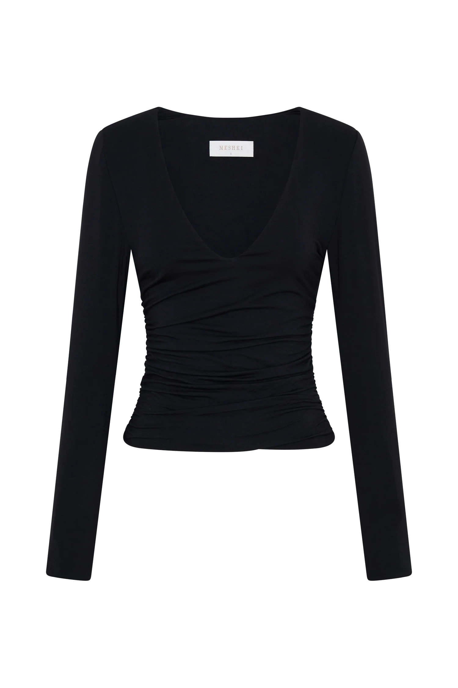 Sari Long Sleeve Modal Top - Black