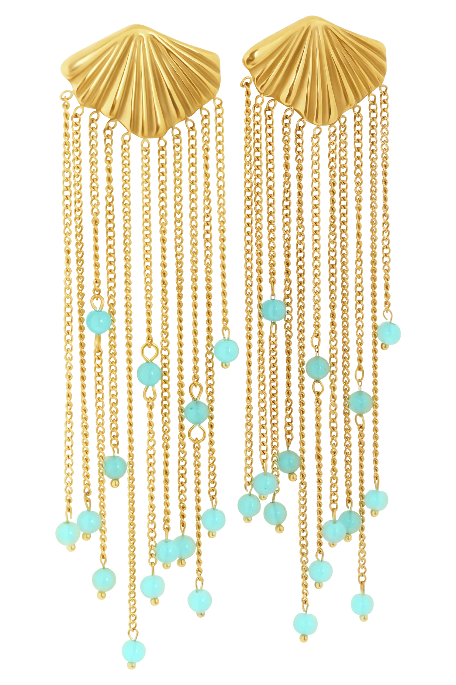 Maia Chandelier Earrings - Gold