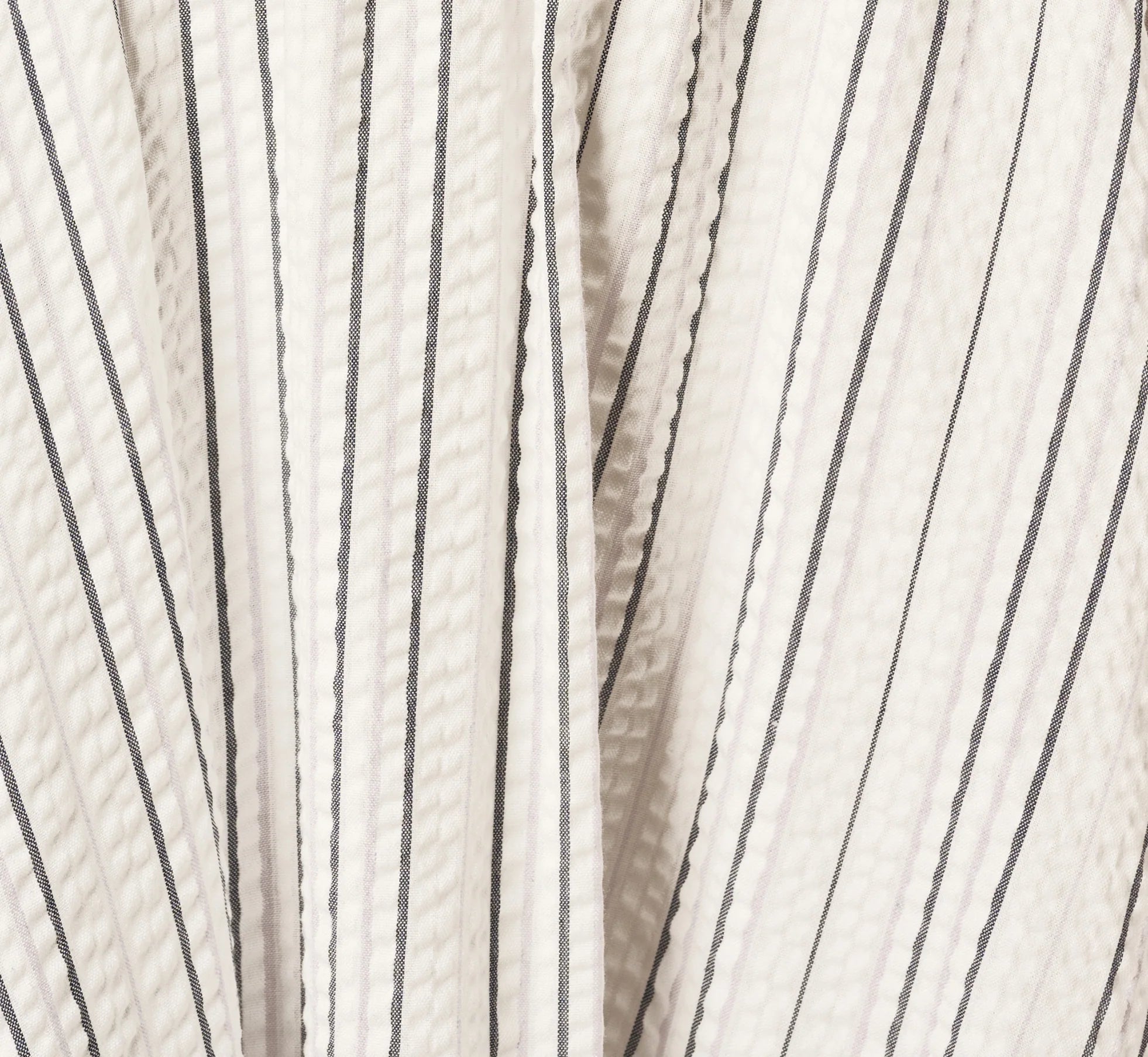 Smocked Seersucker Halter Midi Dress In Ivory Multi