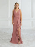 Hand-Beaded Crepe Fit-And-Flare Gown