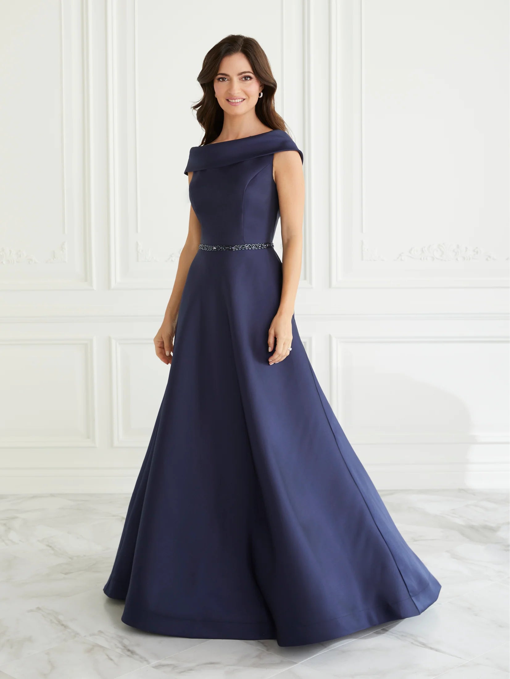 Mikado A-Line Gown