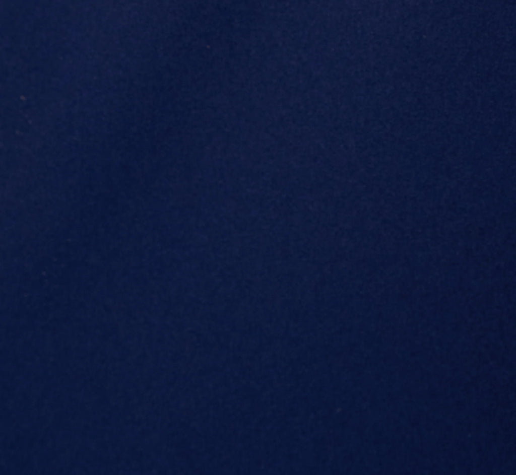 Three Quarter Sleeve Pleated Midi Dress With Tie Waist In Navy Sateen
