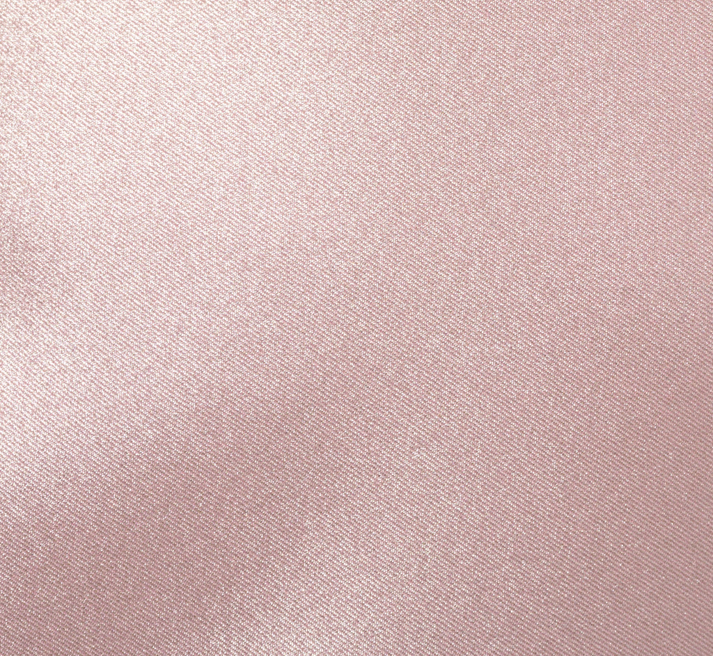 Strapless Draped Foil Mikado Gown In Mauve Silver