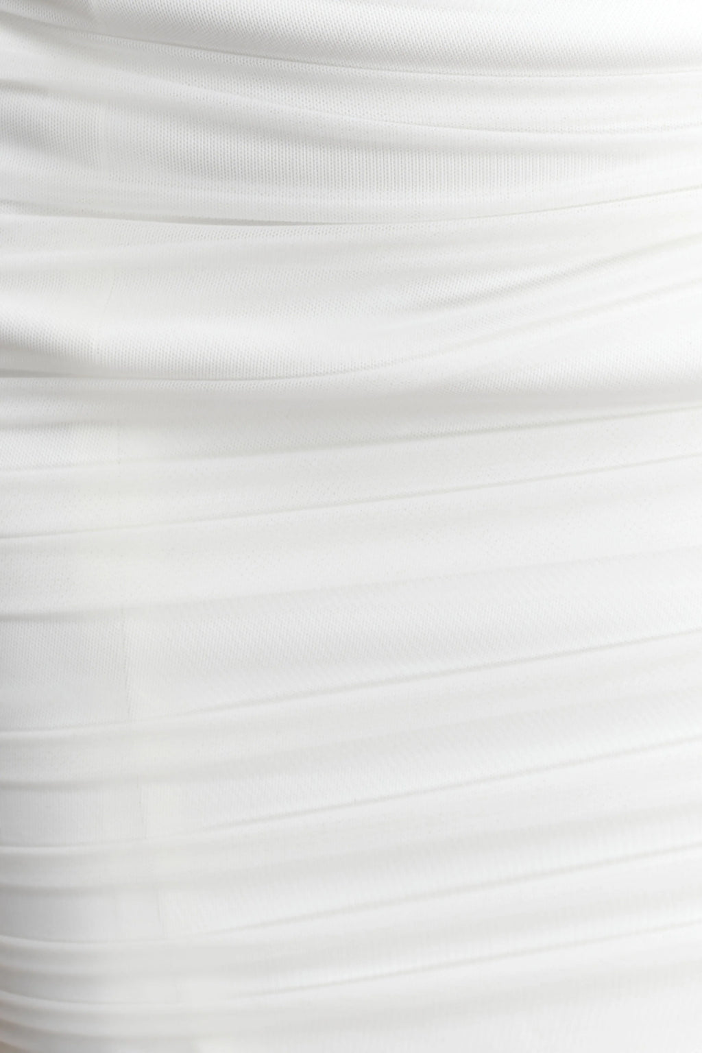 Jianna Strapless Mesh Maxi Dress - Ivory