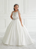 Shimmer Satin A-Line Gown