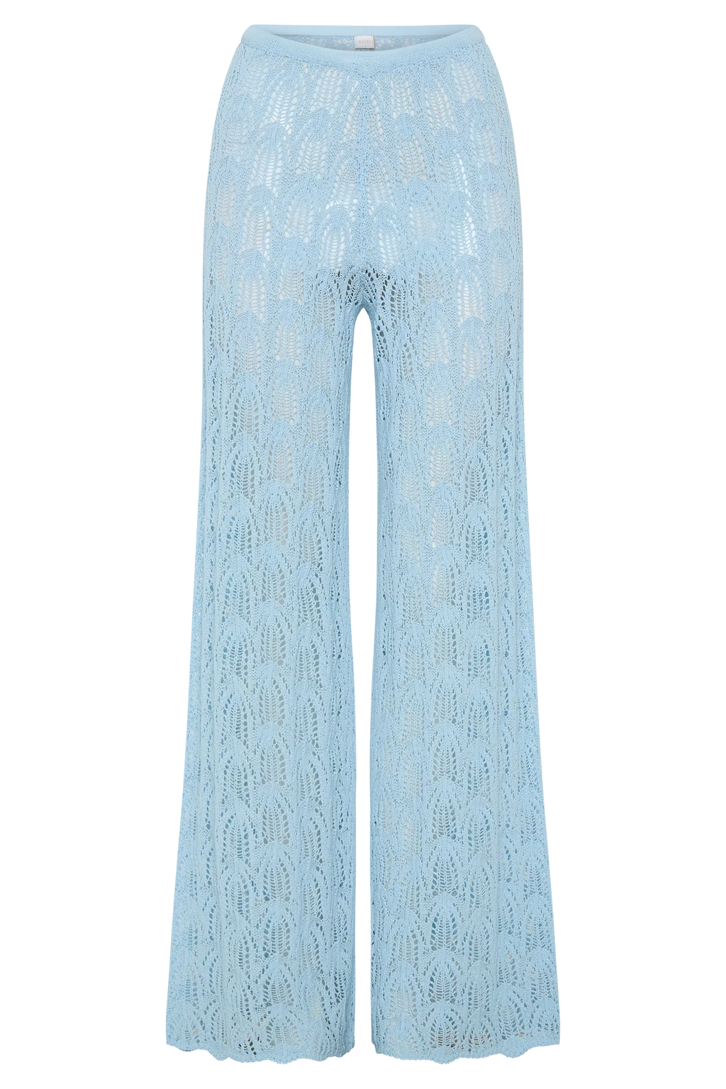 Glinda Crochet Pants - Light Blue