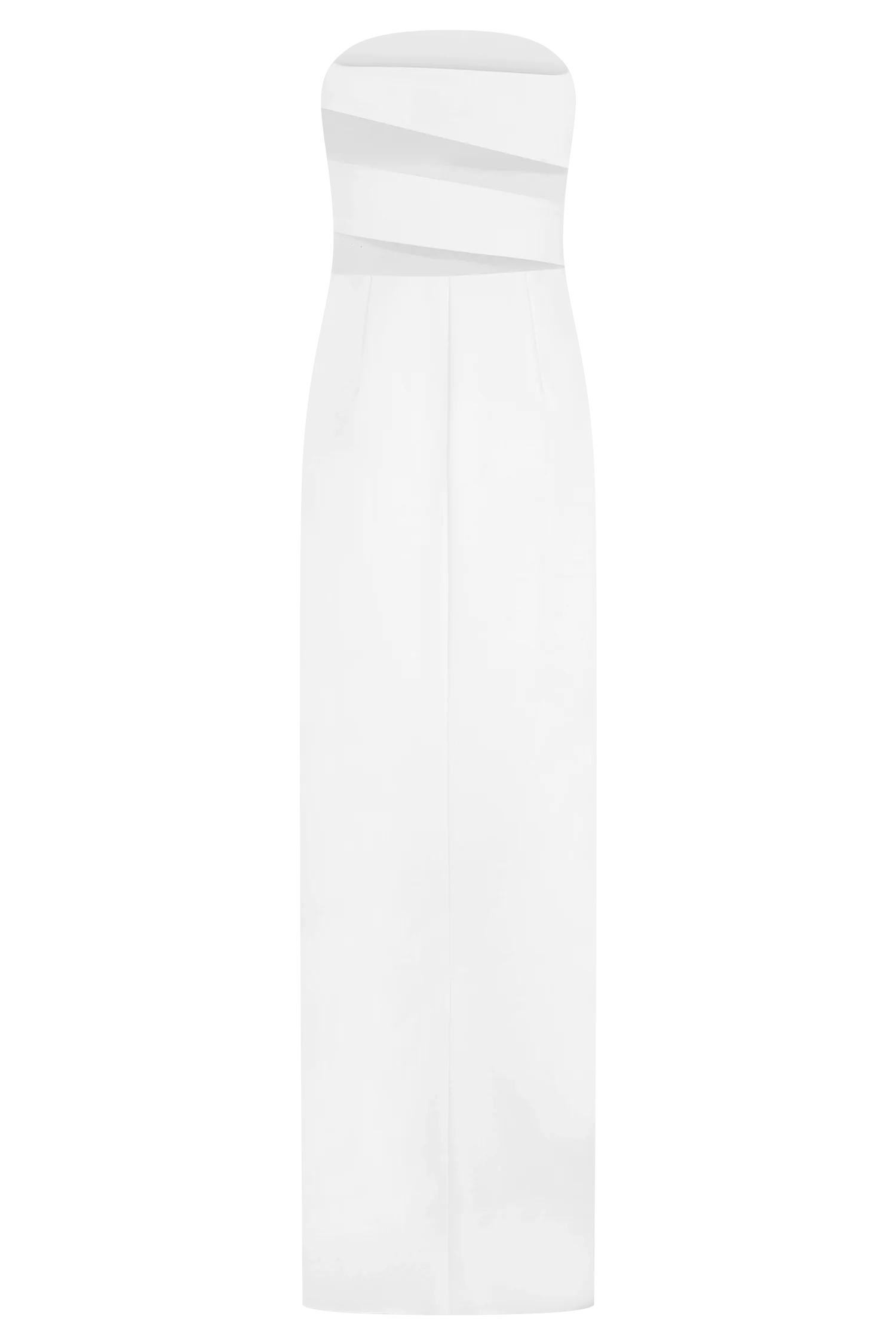 Paulina Cut Out Strapless Maxi Dress - White