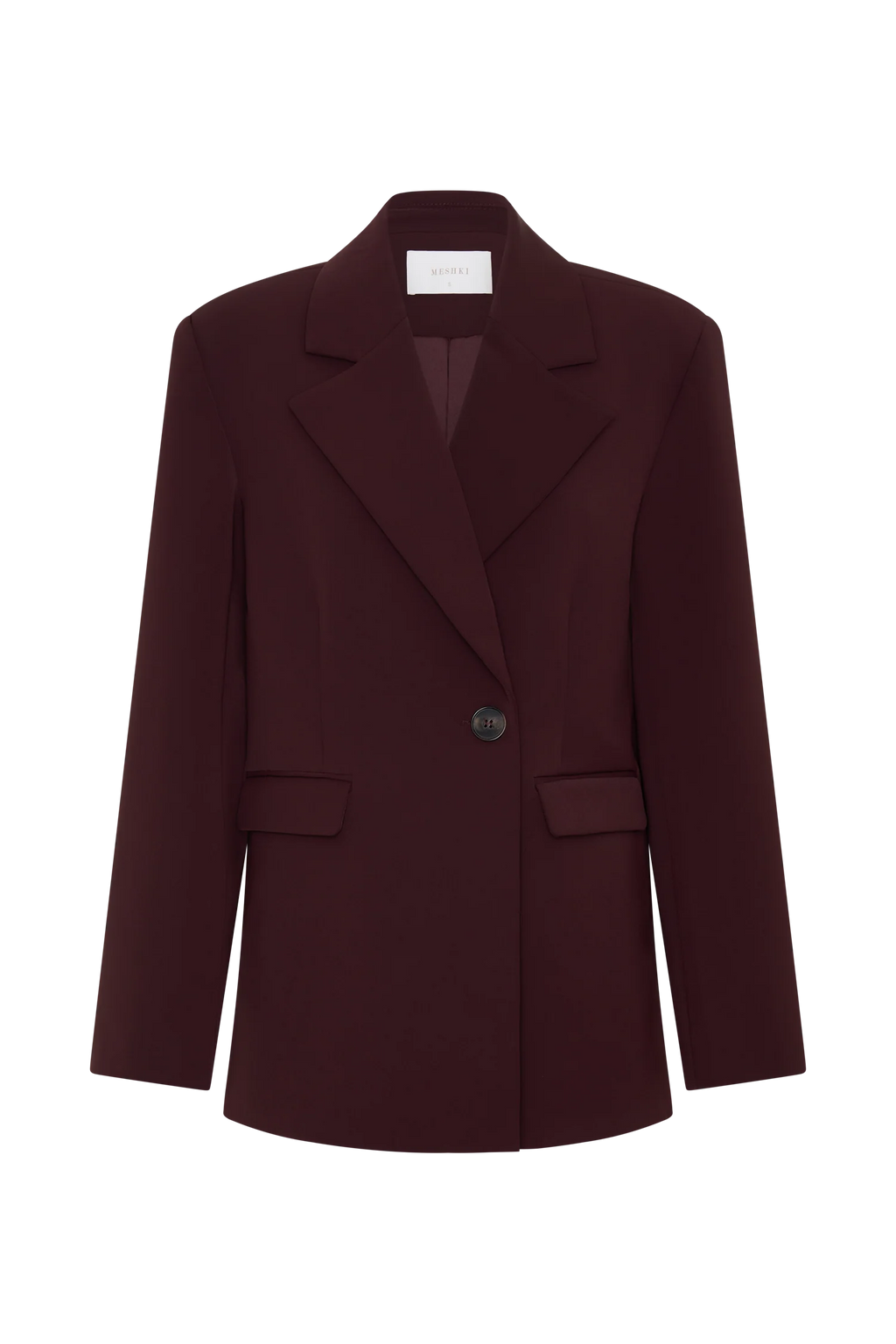 Mateo Oversized Blazer - Mahogany
