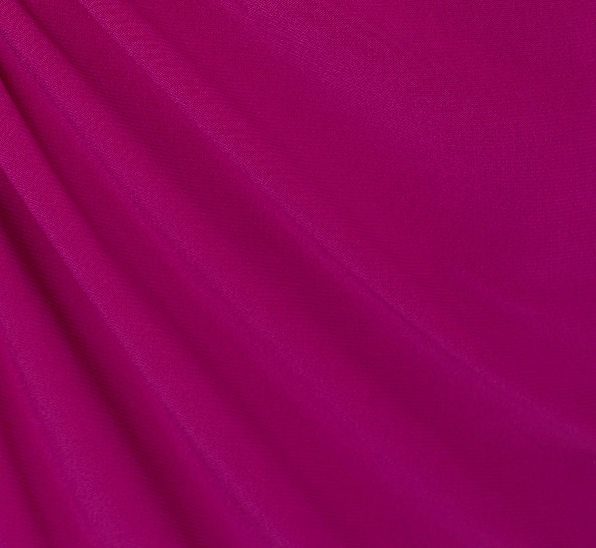 Shirred Jersey Dress With Dual Beaded Straps In Hot Magenta