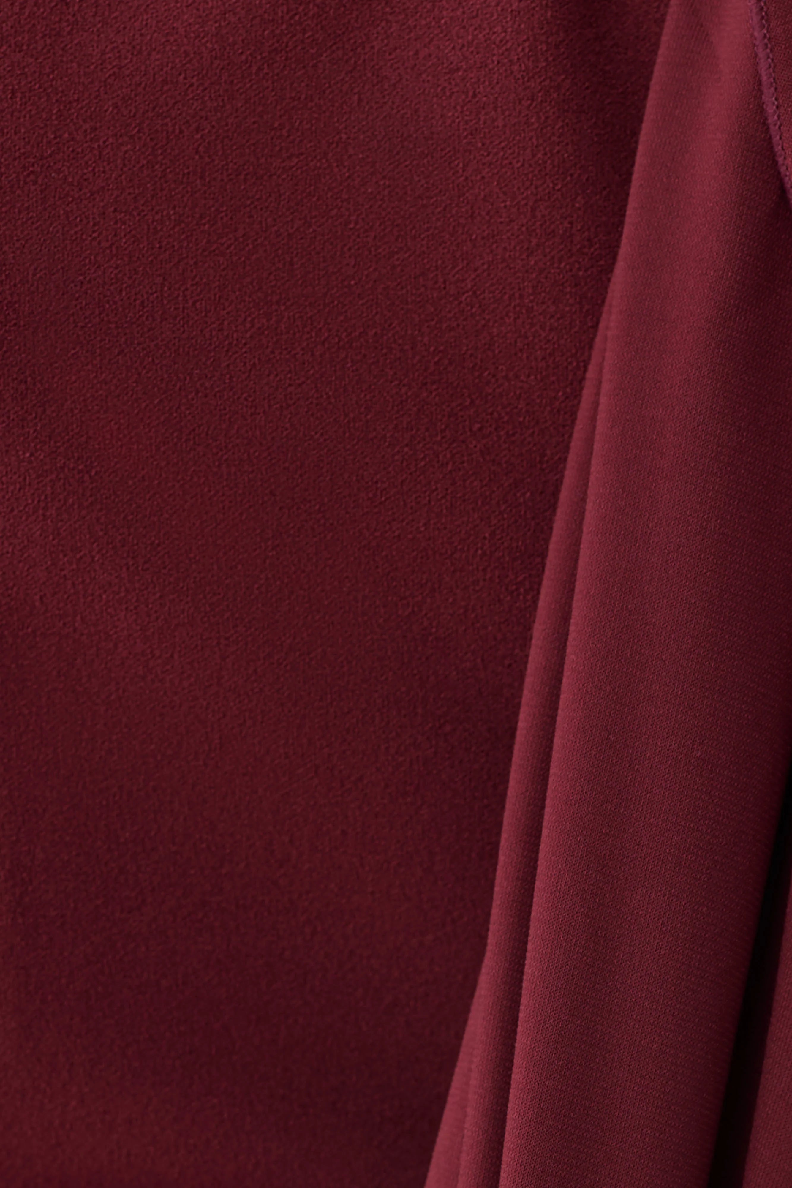 Rhea Detachable Cape Jersey Maxi Dress - Wine