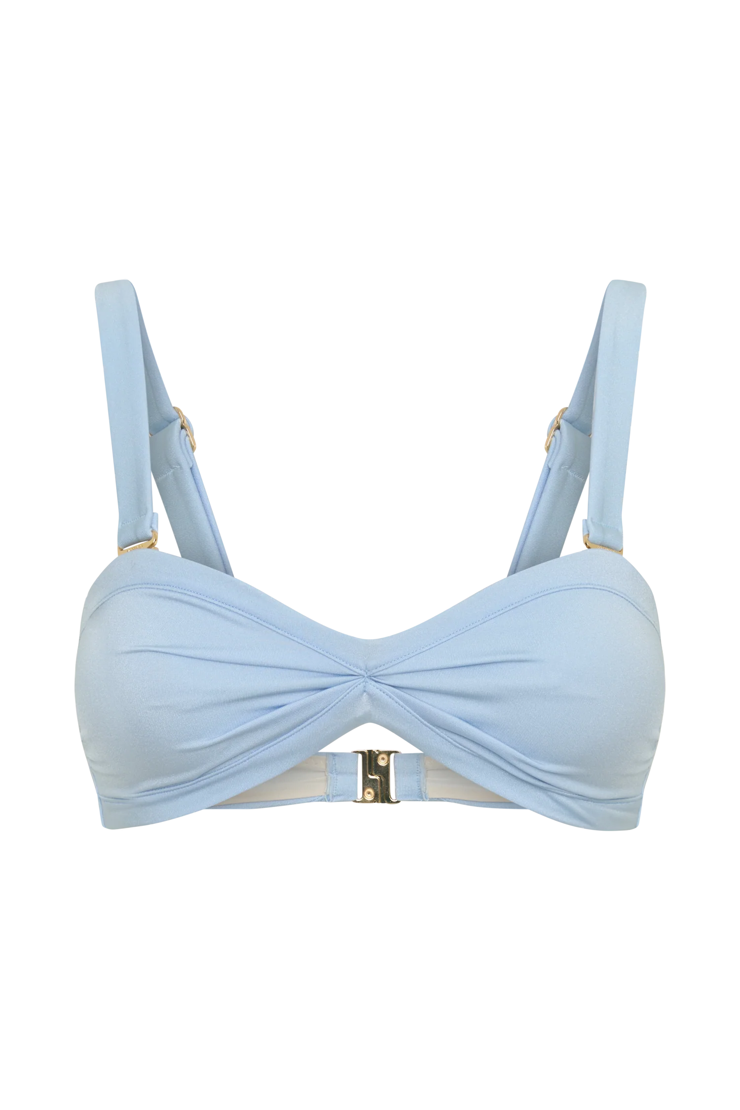 Briar Strapless Bikini Top - Pale Blue