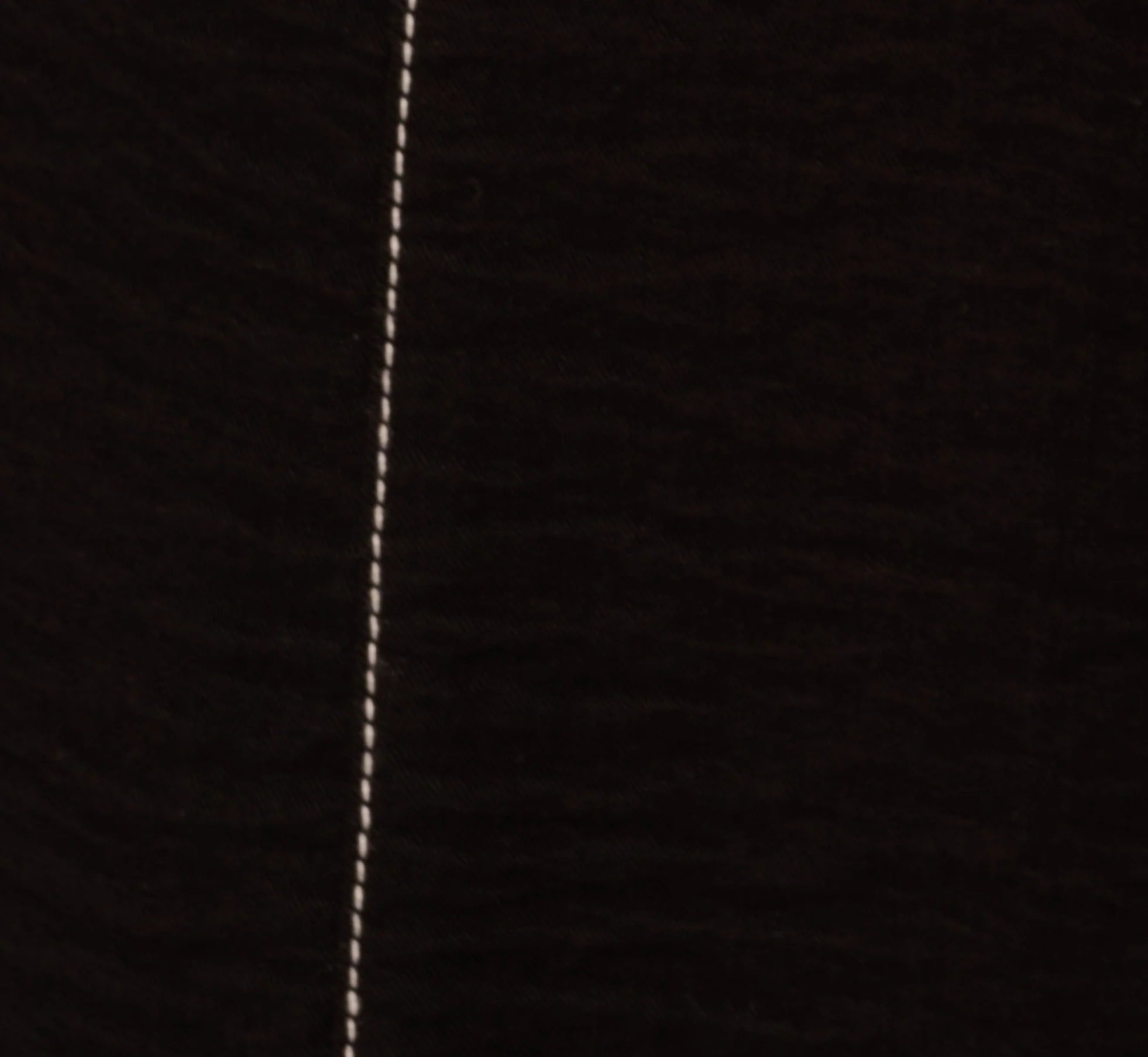 Contrast Stitching Crinkle Midi Pant In Black Ivory