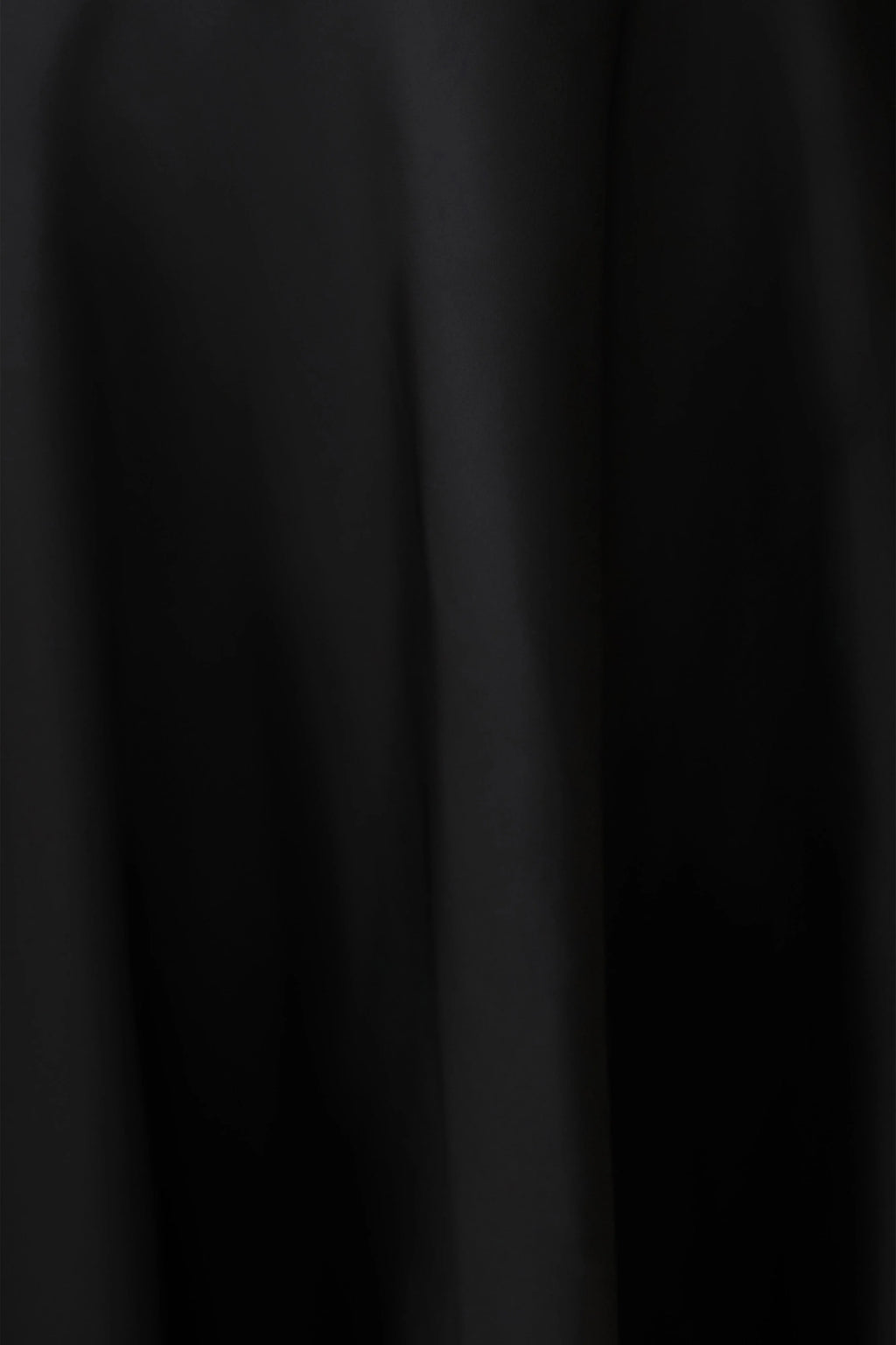 Coralie Asymmetric Satin Midi Skirt - Black