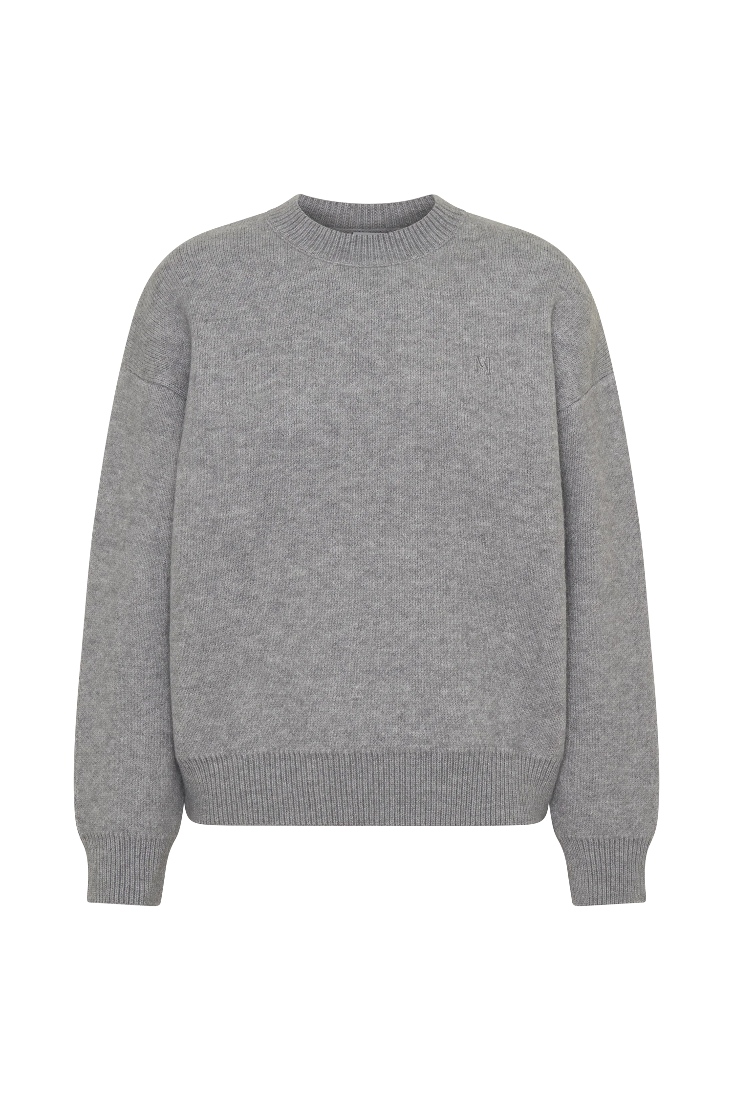 Lulu Oversized Knit Jumper - Grey Marle