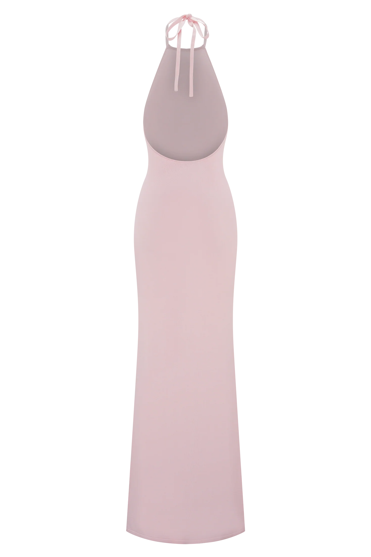 Brock Knit Halter Maxi Dress - Baby Pink