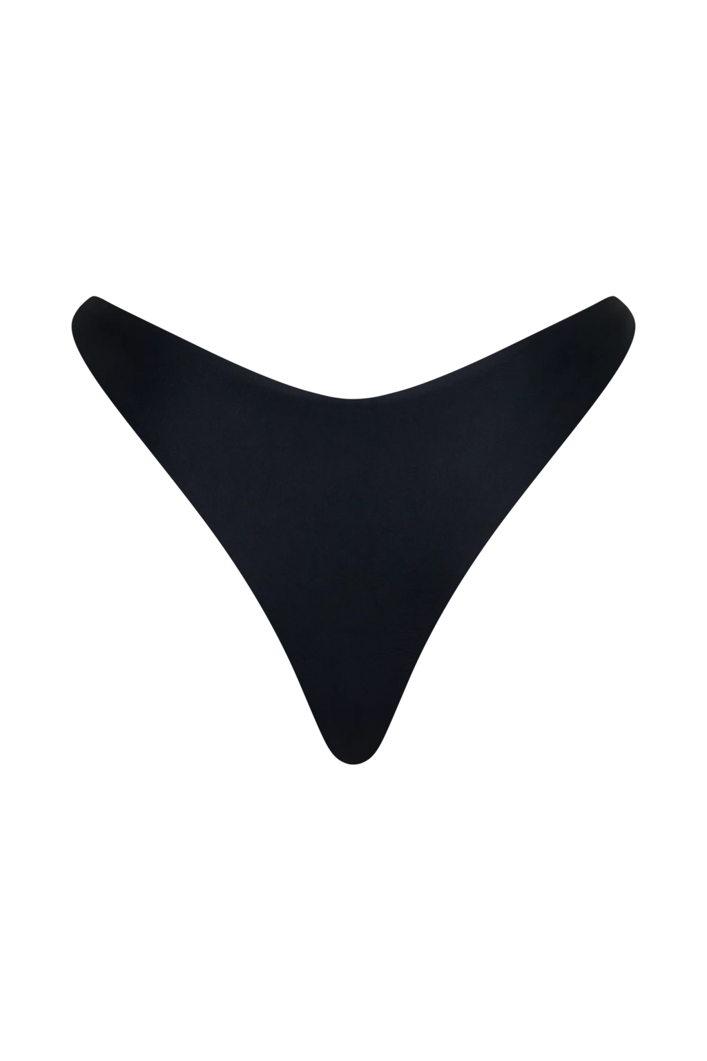 Coralia High Side Thong Bikini Bottom - Black