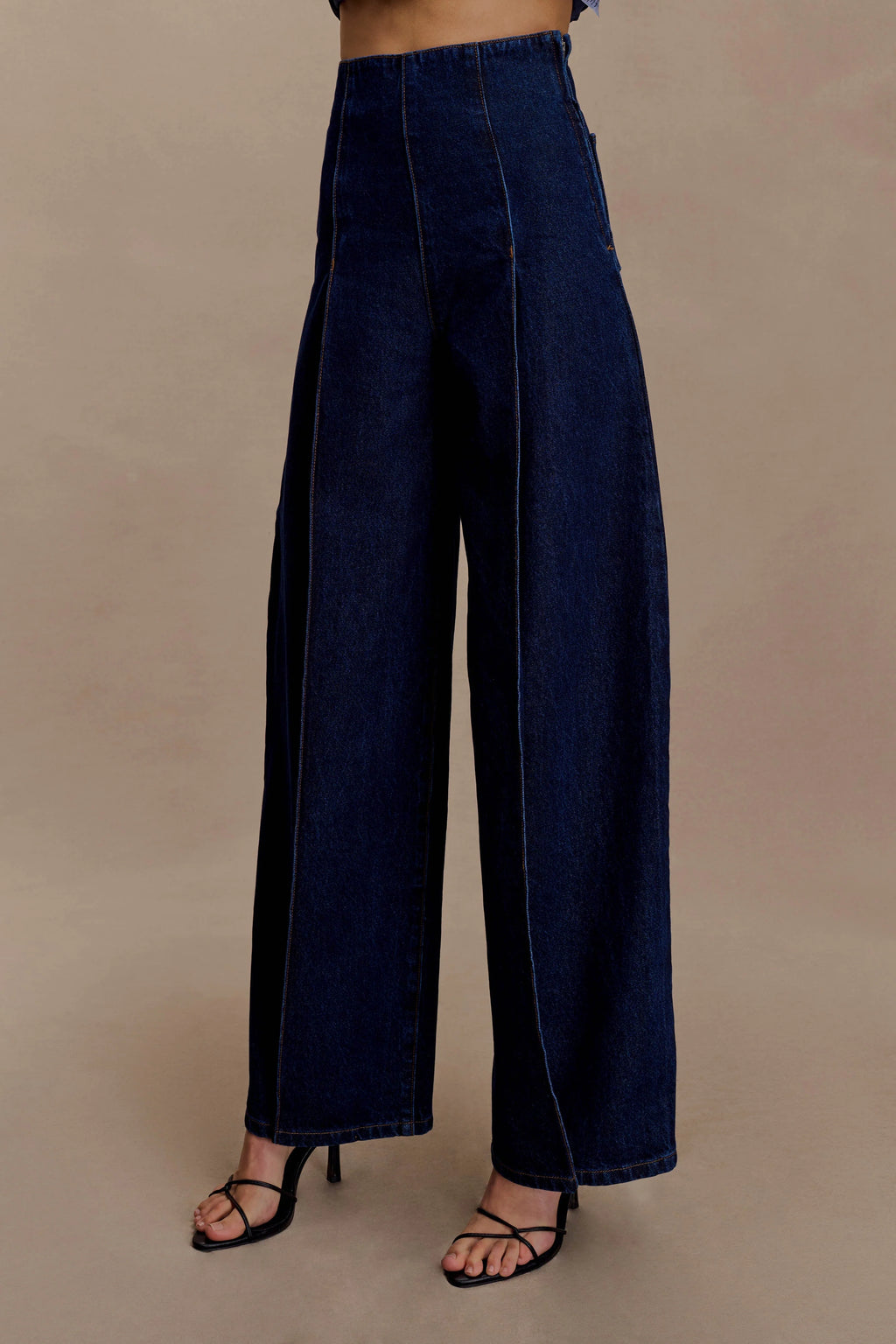 Beatrix High Rise Denim Jeans -  Indigo Blue
