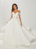 Shimmer Satin and Floral Gown