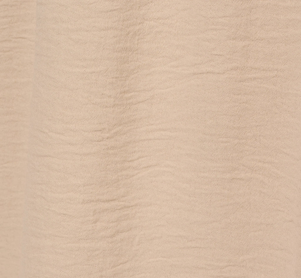 Embroidery Scalloped Hem Midi Skirt In Bamboo Wood