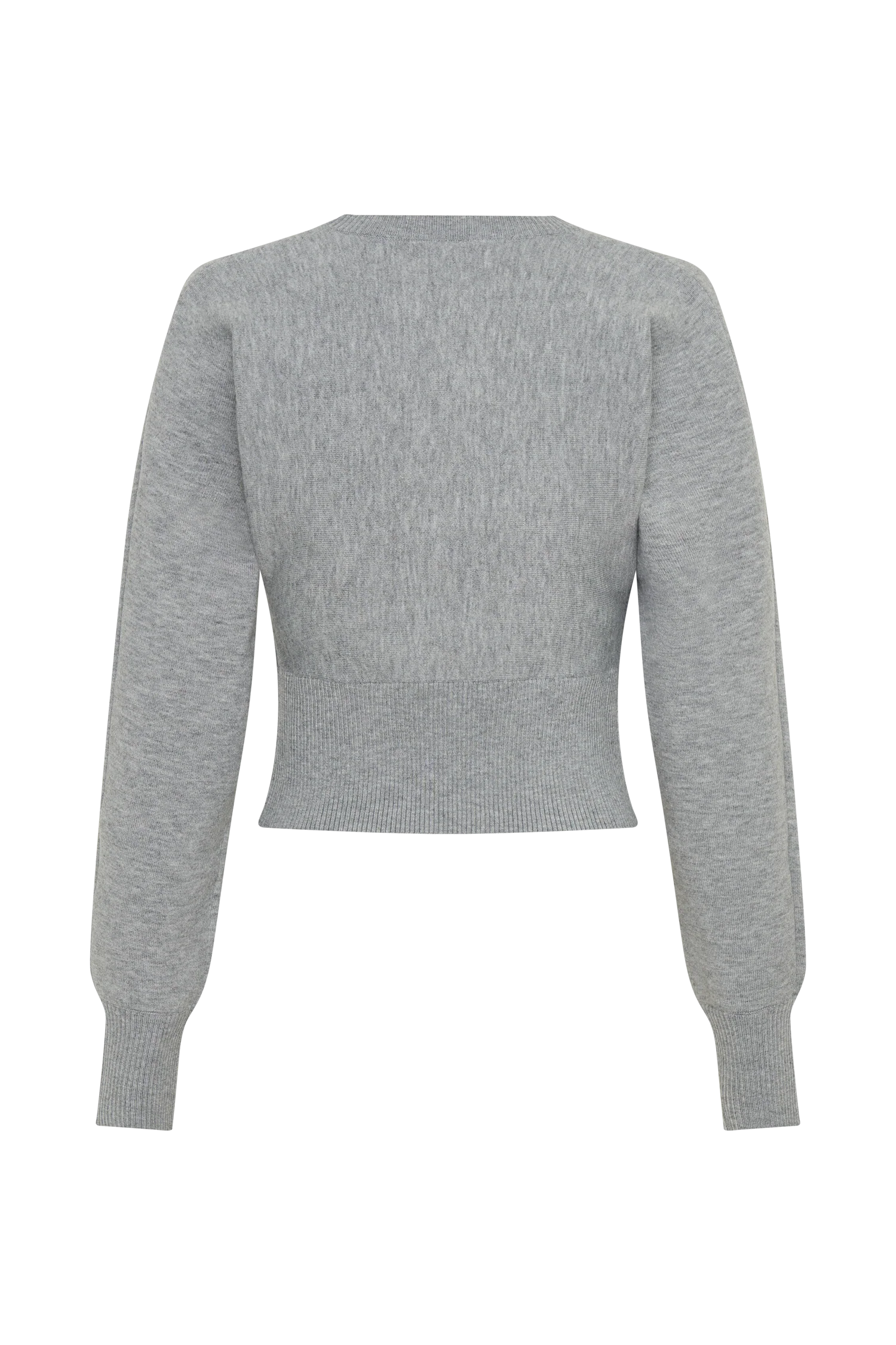 Ciaralee Cinched Waist Jumper - Grey Marle