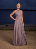 Jeweled Halter Gown