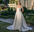 Pearl Embellished 2 piece gown in Ivory