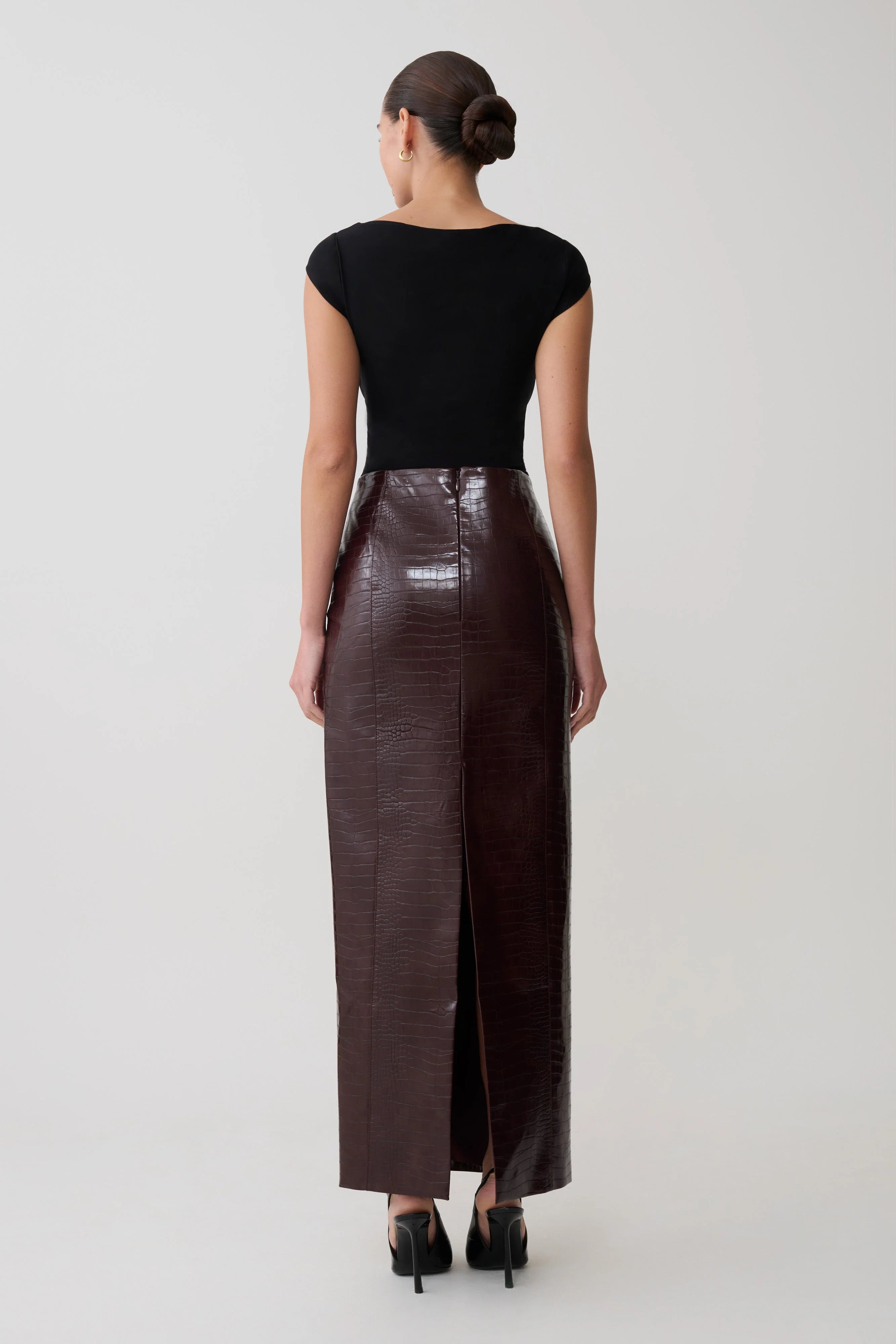 Romana Short Sleeve Mesh Top - Black