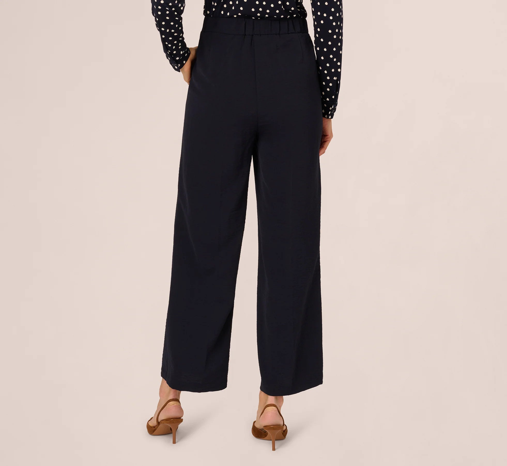 Straight Leg Side Buckle Pant In Blue Moon