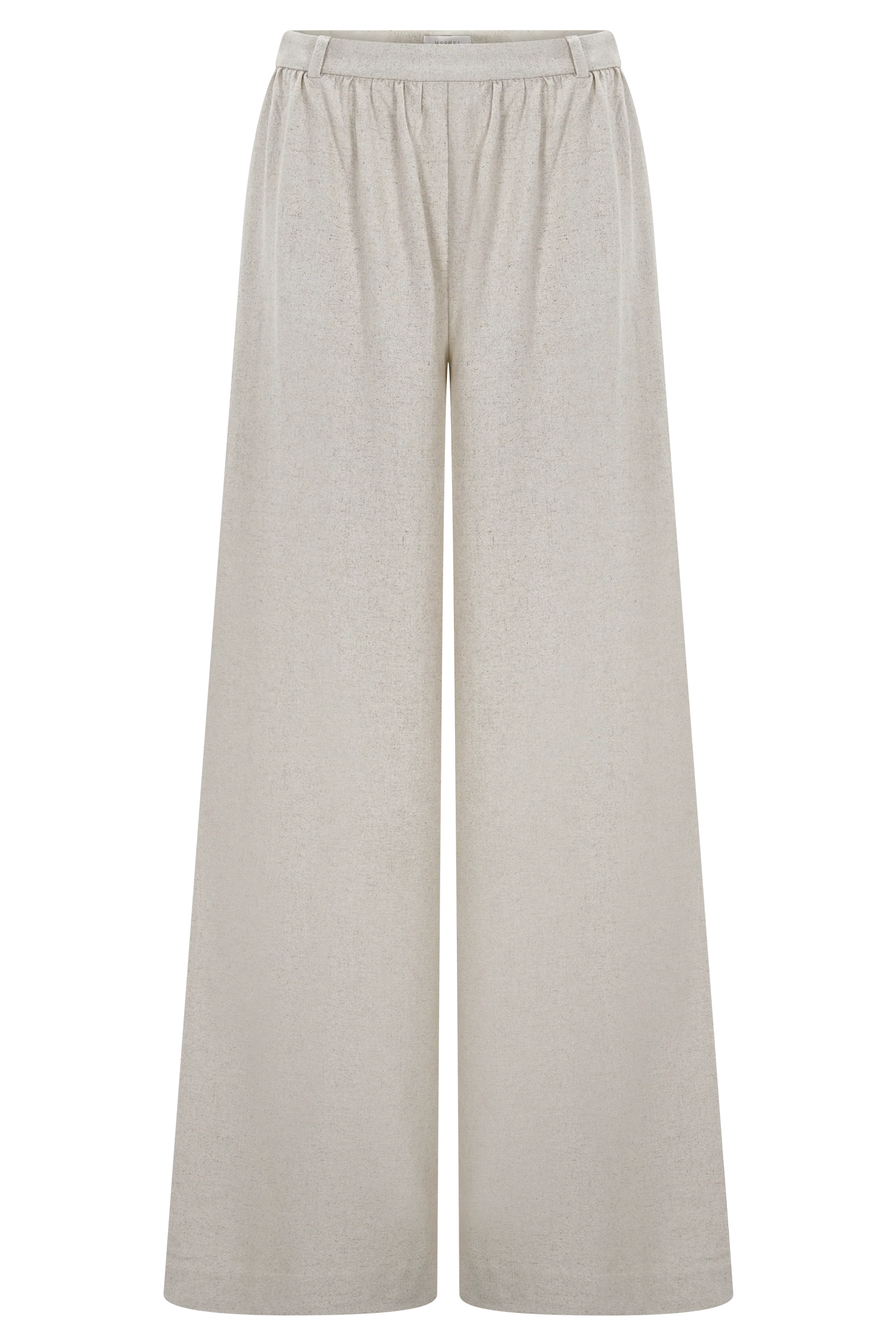 Gabby Straight Leg Linen Pants - Natural
