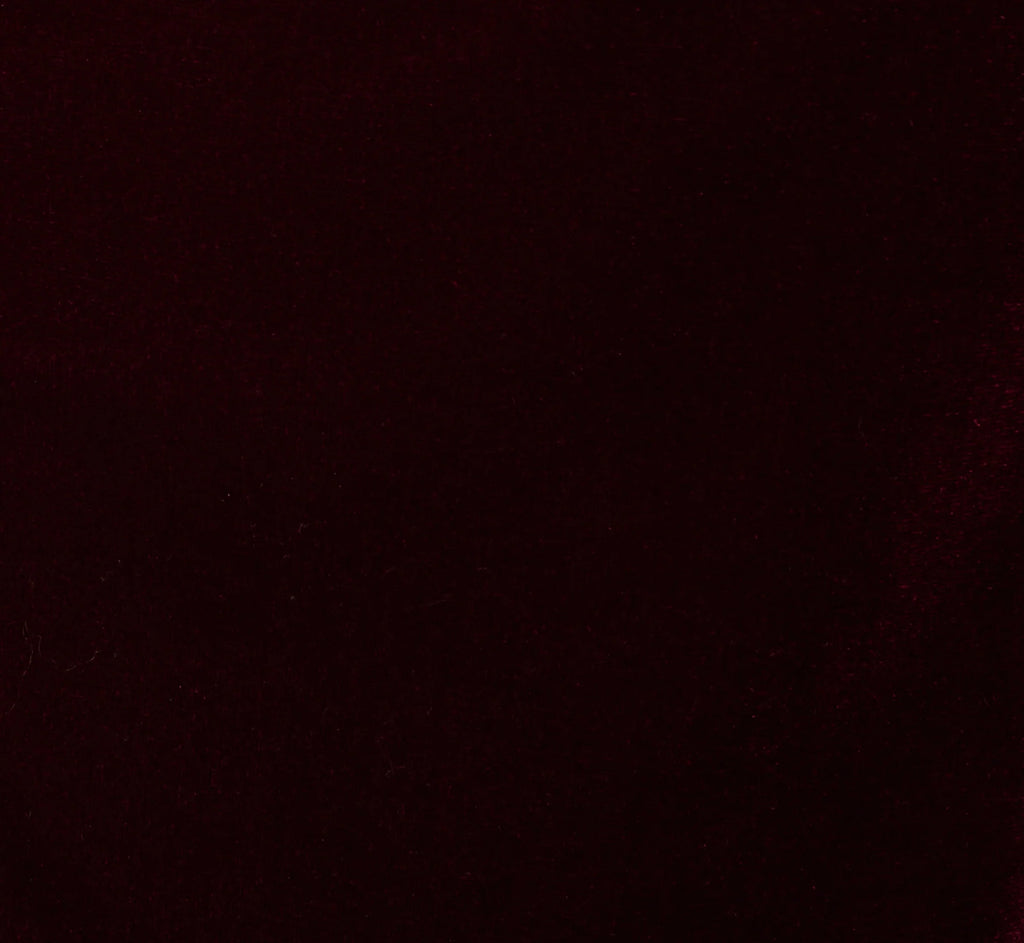 One Shoulder Velvet Bow Gown In Bordeaux