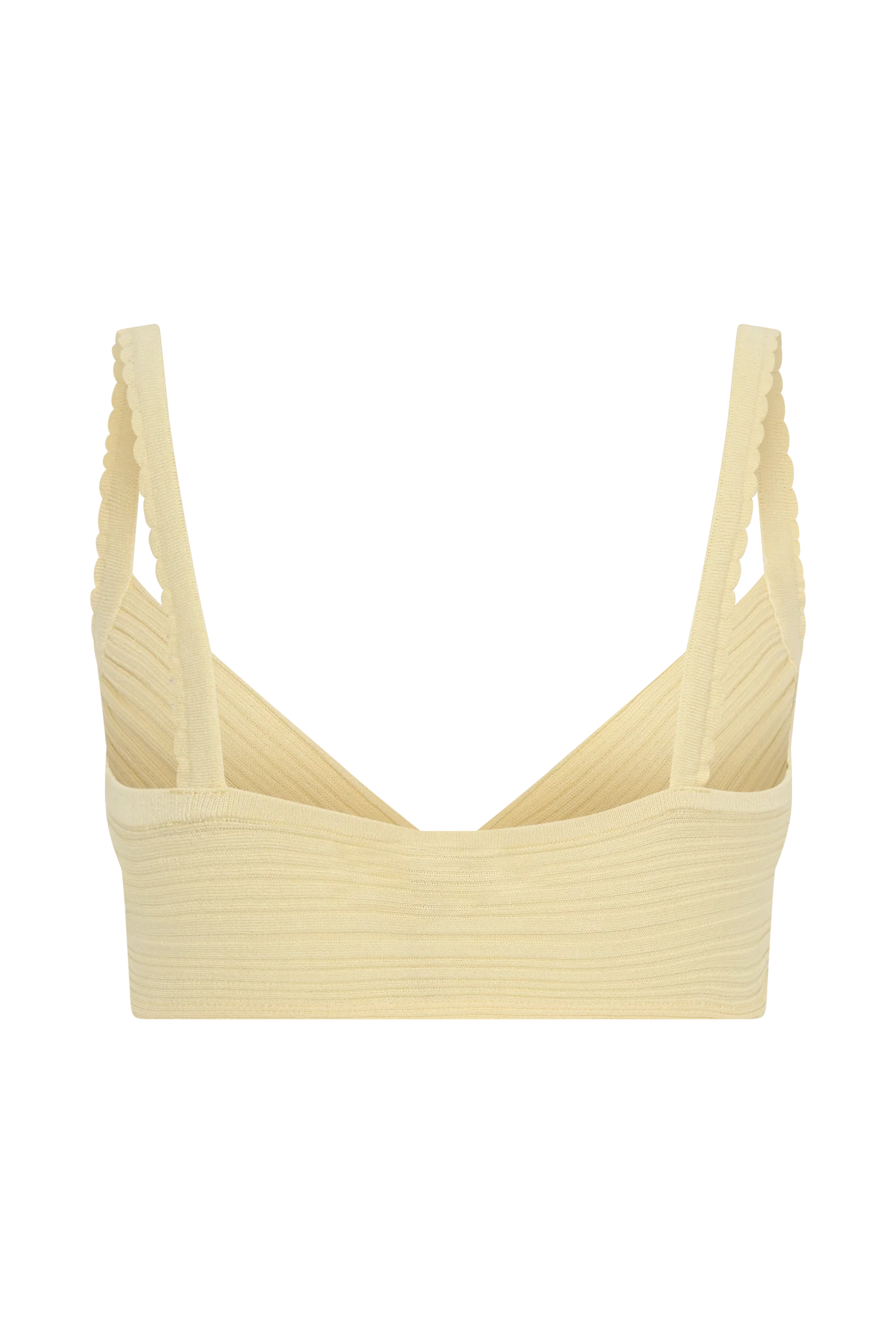 Coleene Pointelle Knit Top - Lemon