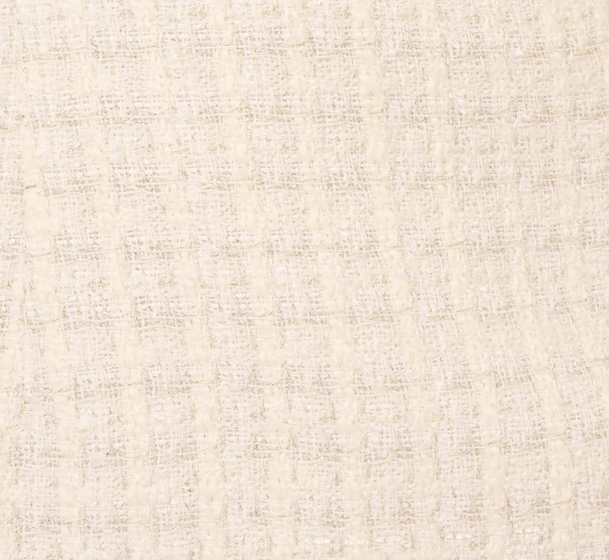 Tweed Pearl Short Dress In Ivory