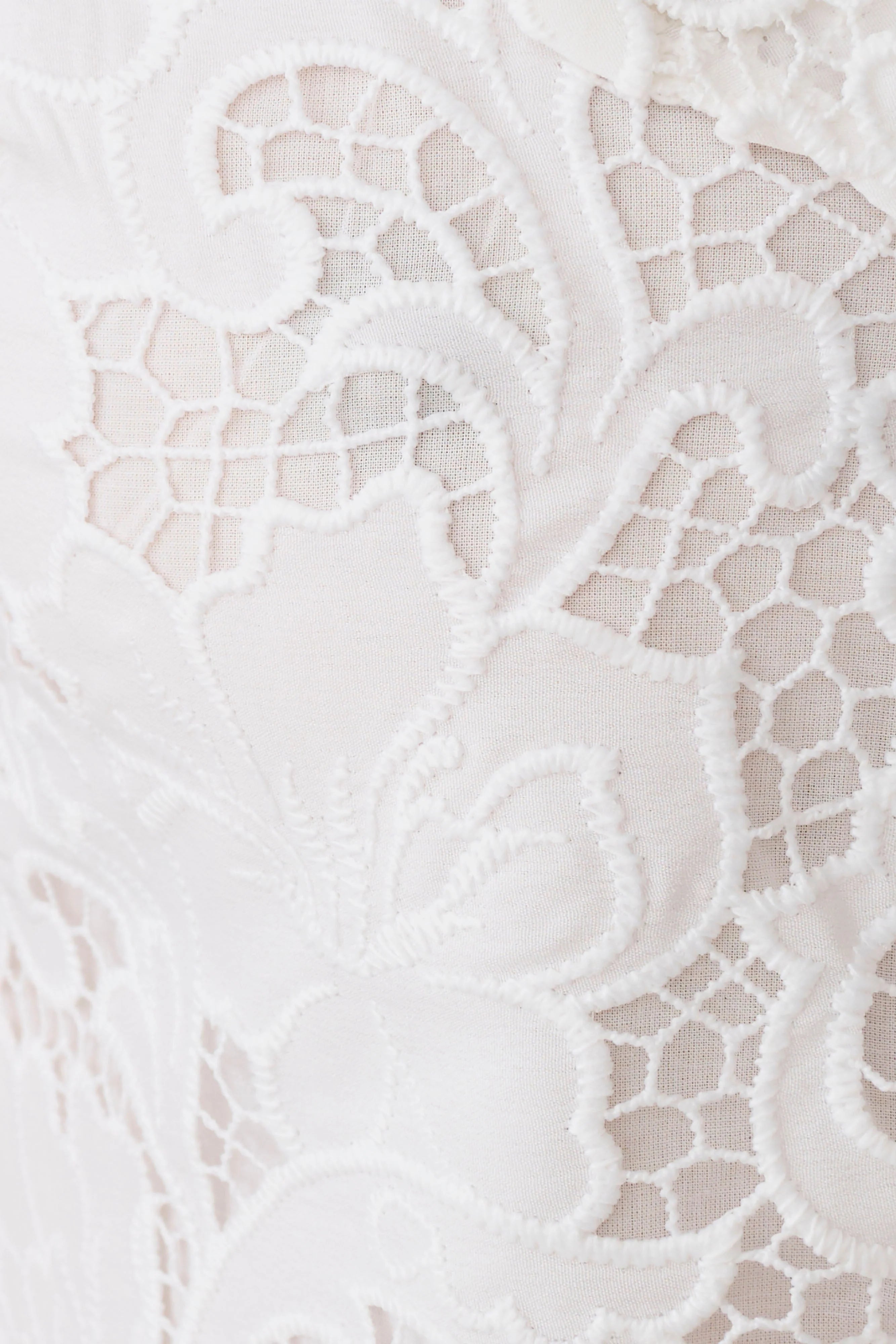 Tessa Broderie Mini Skirt - White