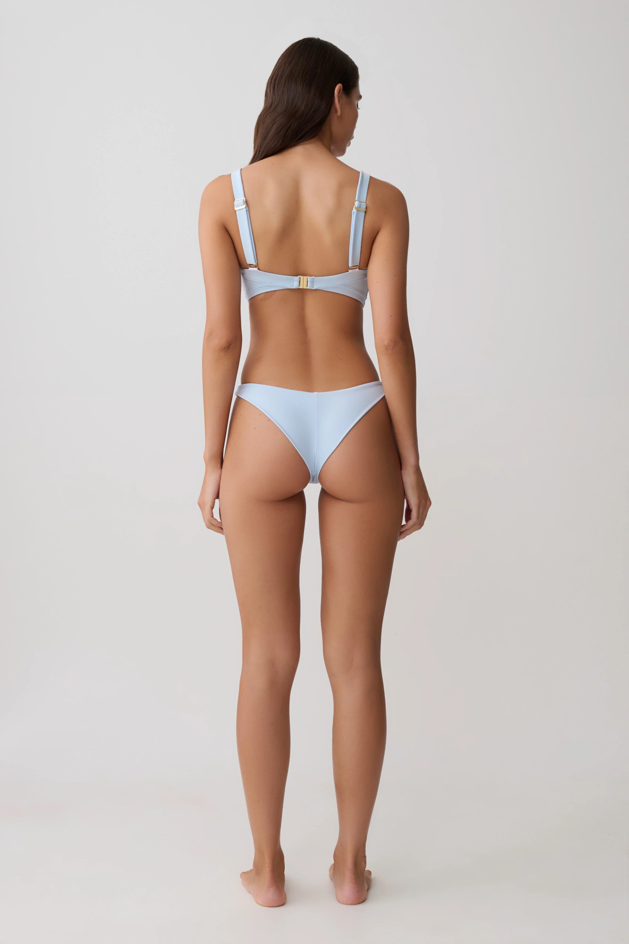 Briar Strapless Bikini Top - Pale Blue