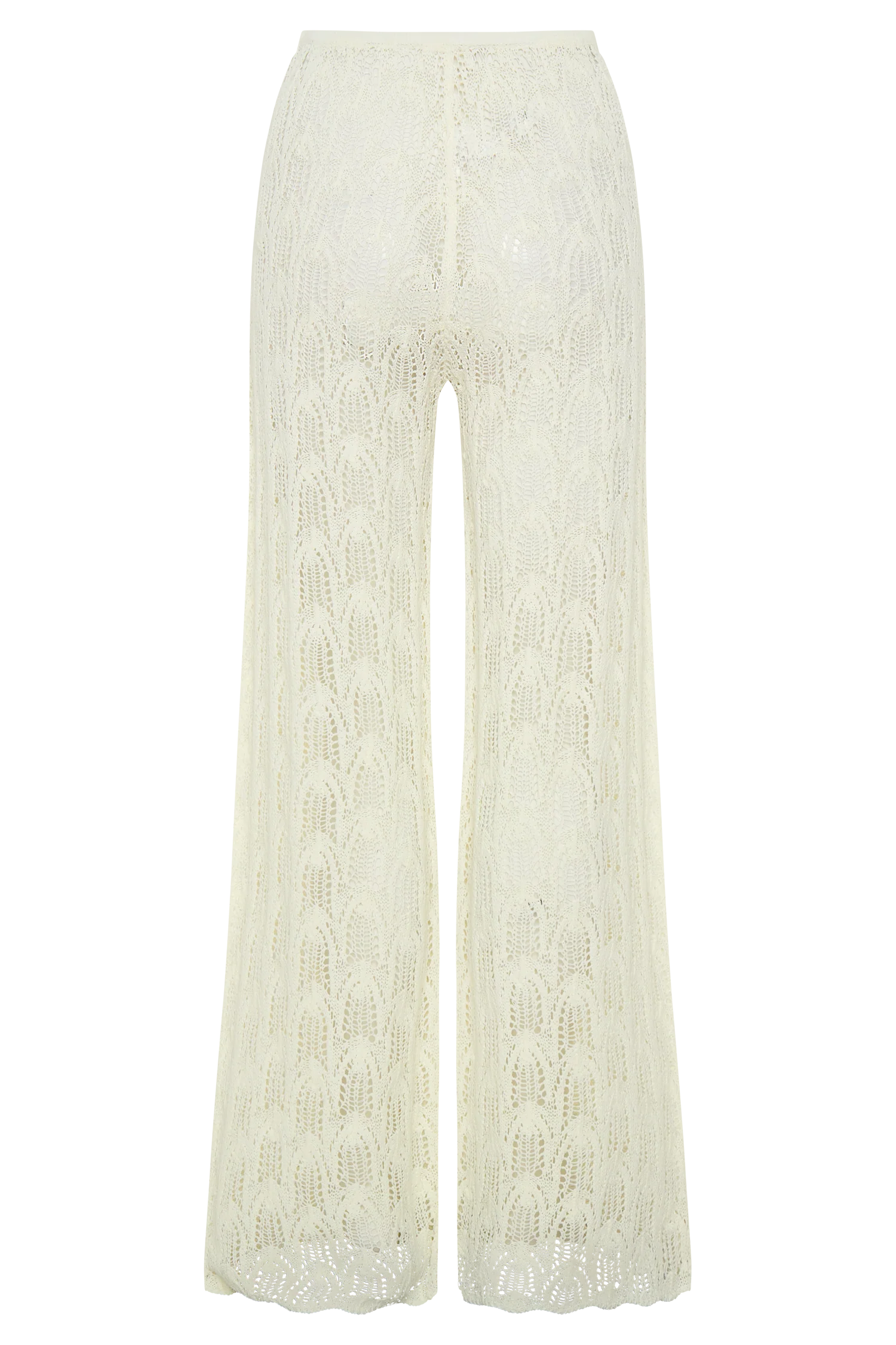 Glinda Crochet Pants - Ivory