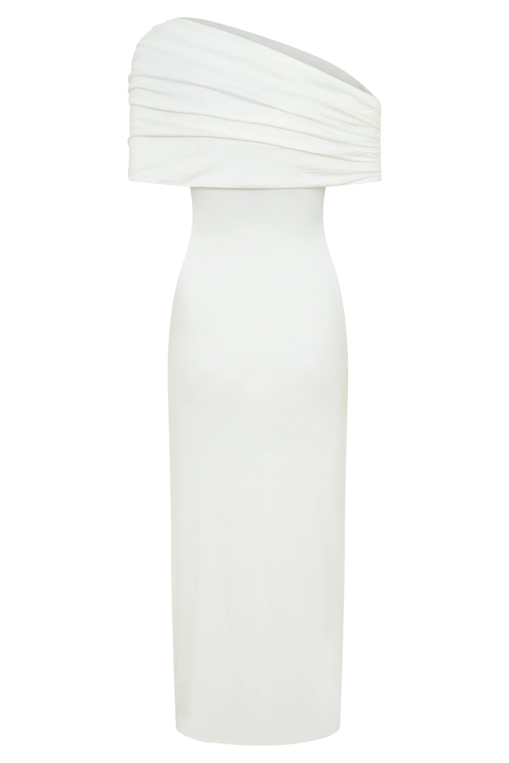 Zandie Cashmere Blend Knit Midi Dress - Ivory