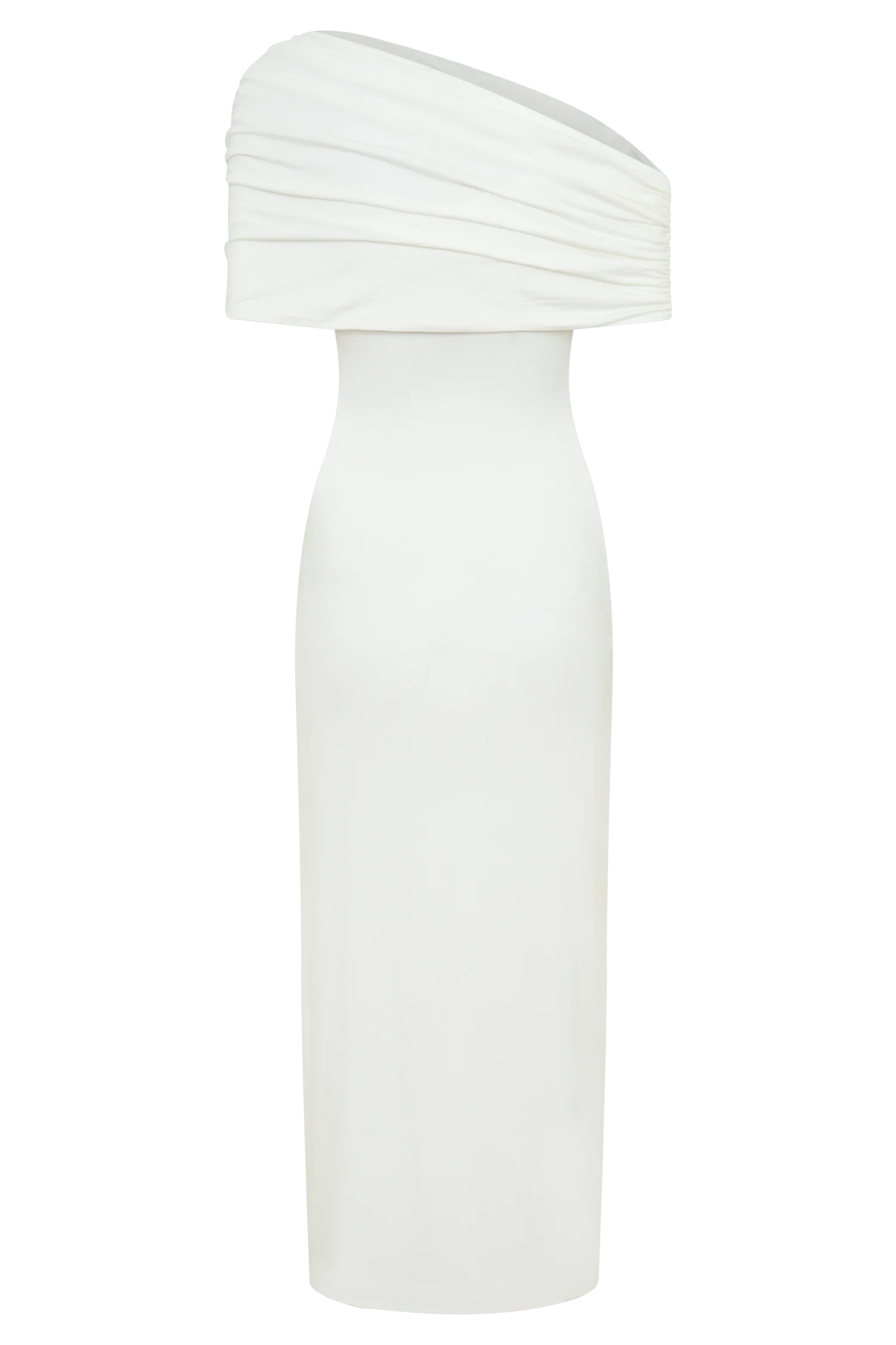 Zandie Cashmere Blend Knit Midi Dress - Ivory