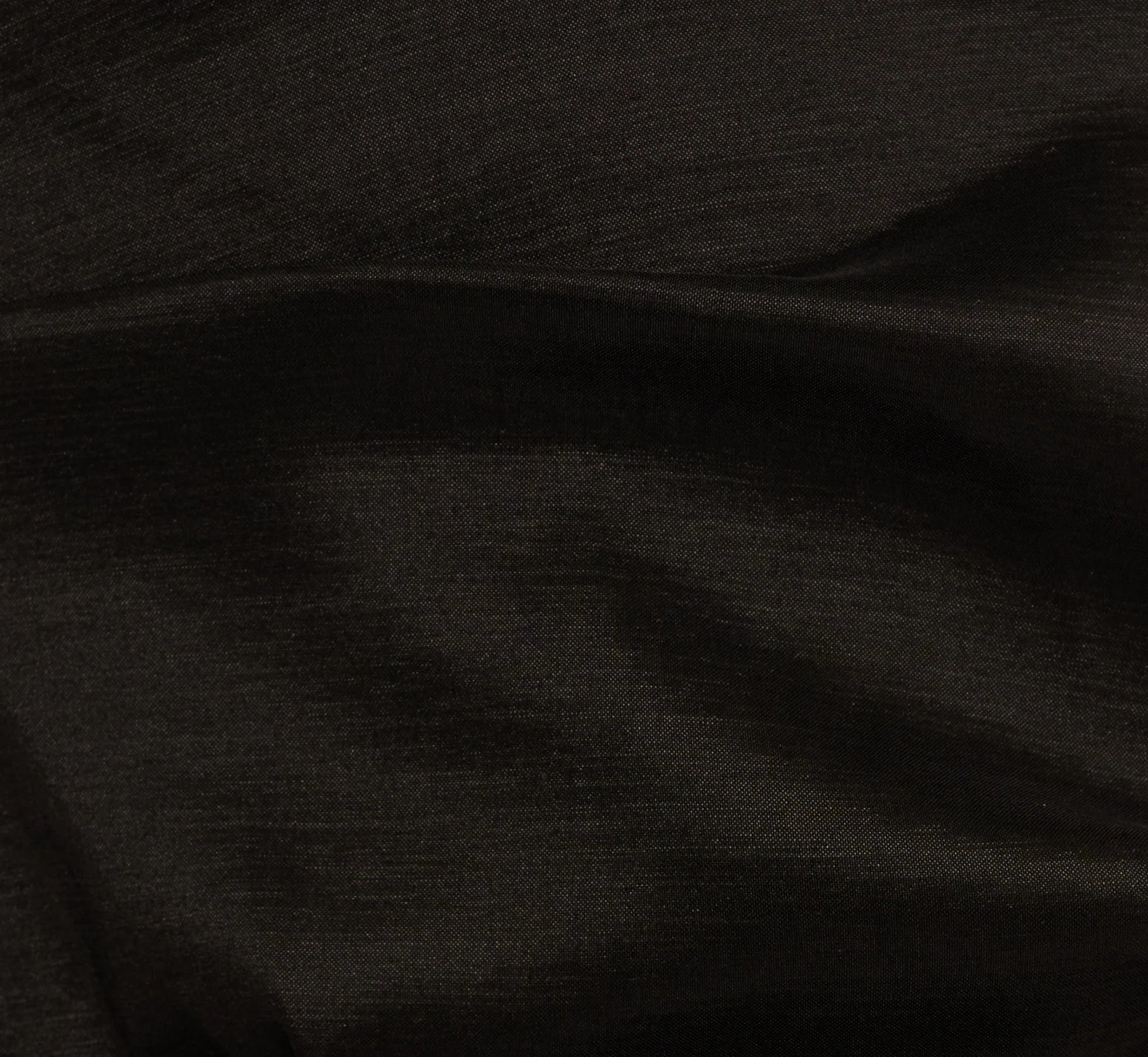 Long Sleeve Taffeta Tuxedo Gown In Black