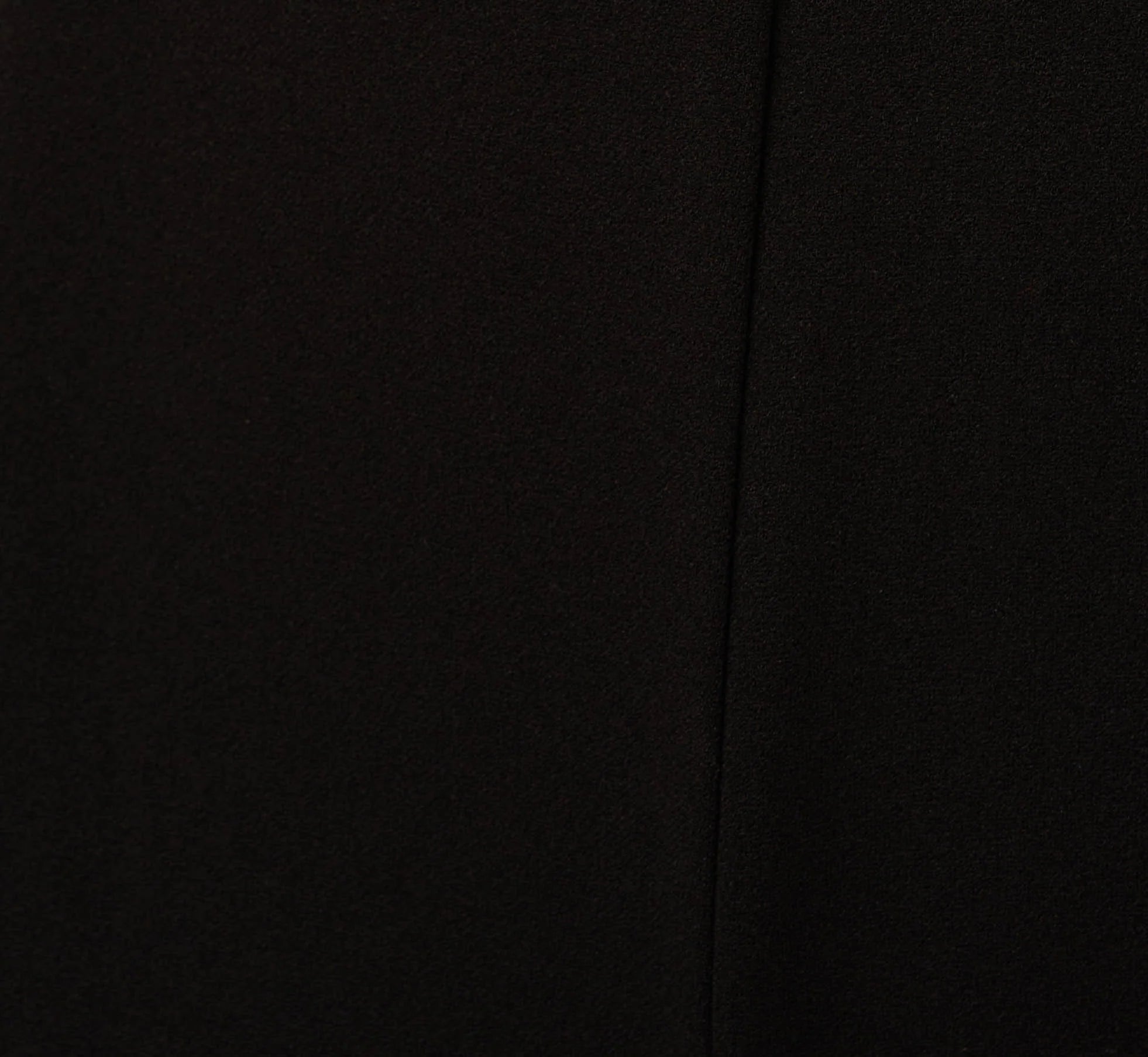 Long Sleeve Crepe Jumpsuit With Tuxedo Collar In Black