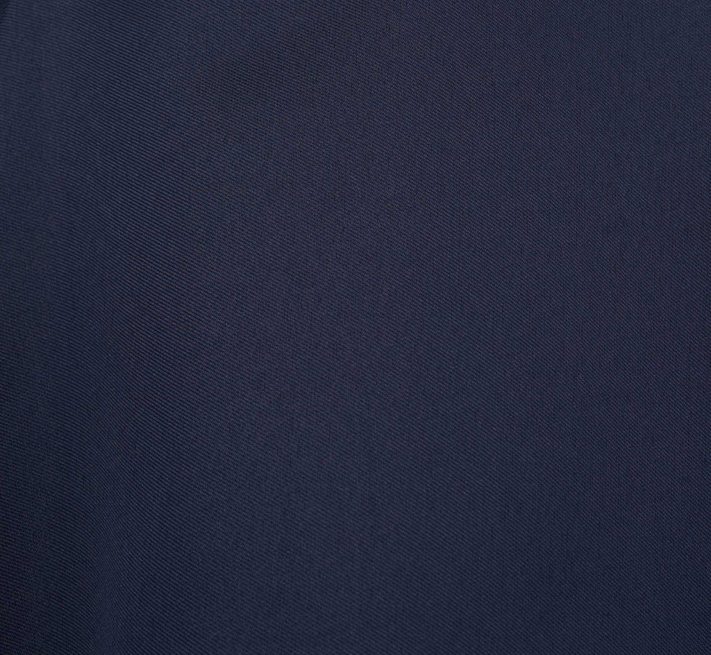 High Low Mikado Gown With Asymmetrical Detail In Midnight