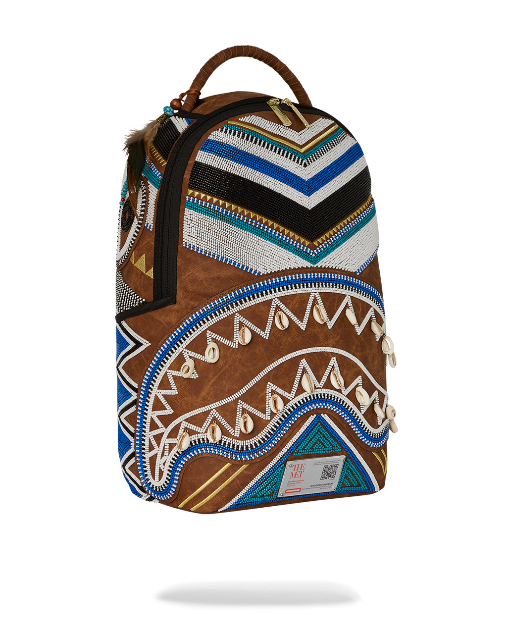THE MET KUBA KINGDOM HEADDRESS BACKPACK