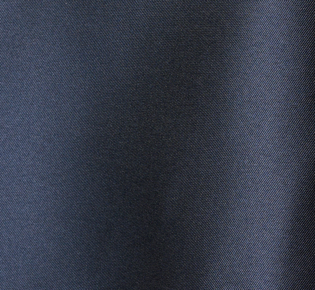 Mikado Rhinestone Pocket Short Dress In Midnight