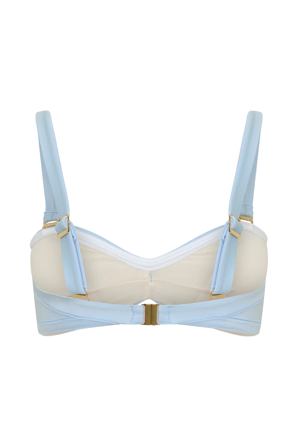 Briar Strapless Bikini Top - Pale Blue