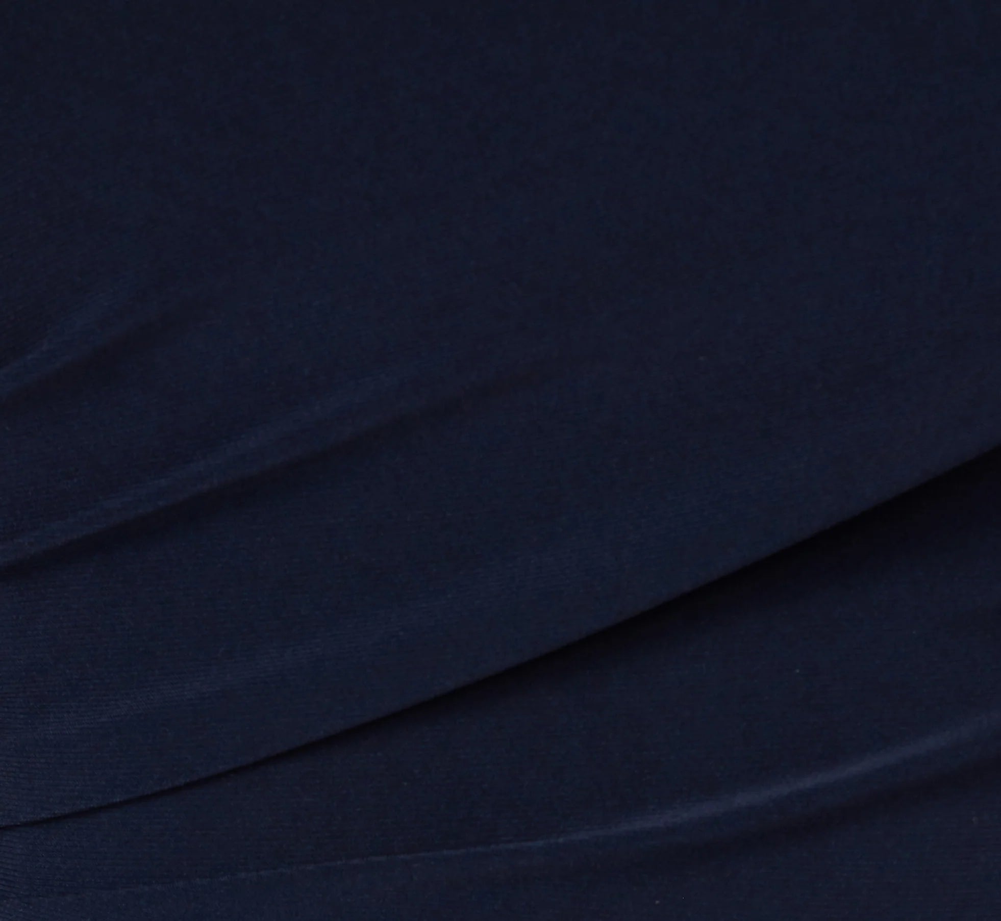 Wide Leg Shirred Jersey Jumpsuit With Beaded Strap In Midnight