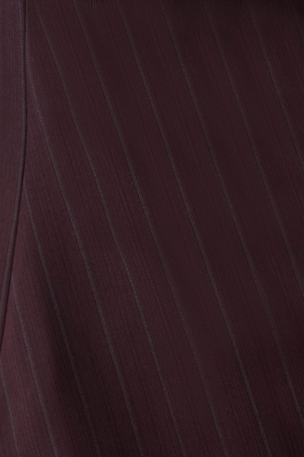Agatha Square Neck Blazer - Plum Pinstripe