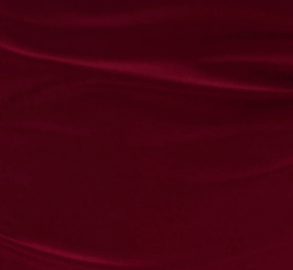 Tuxedo Mermaid Gown With Long Sleeves In Red Wine